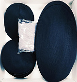 Набор накладок Pro р.46-50 (цв. чёрный) для коррекции фигуры манекена
